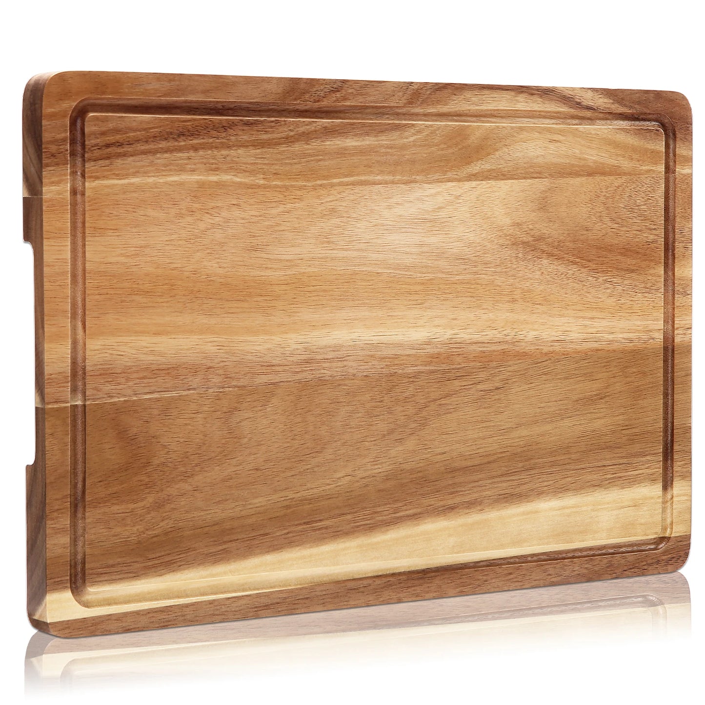 18" x 12" Large Acacia Cutting Boards for Kitchen.