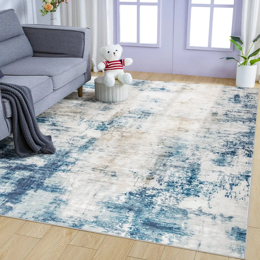Large Abstract Area Rug