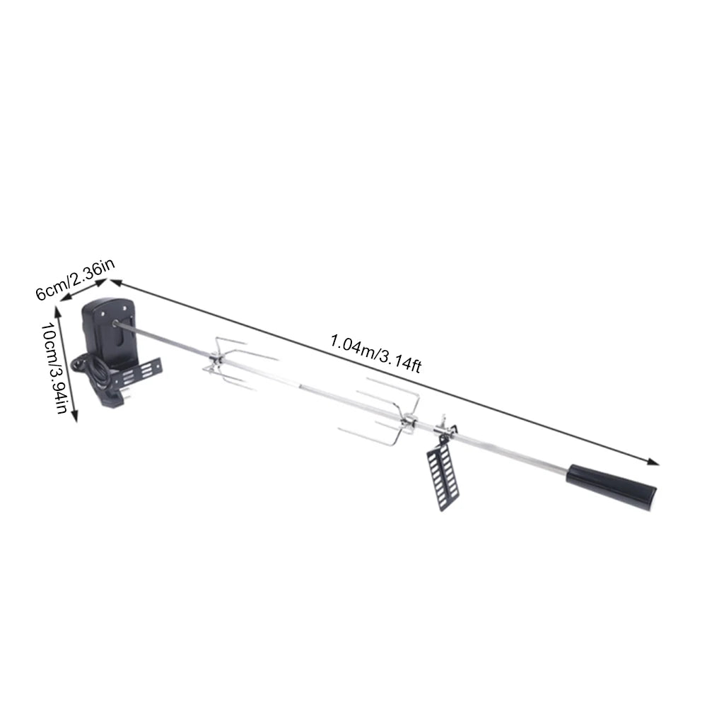 Electric BBQ Grill Spit Roaster
