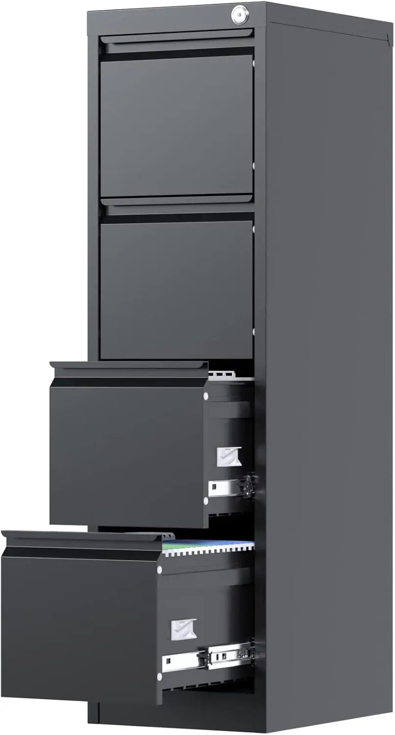 4 Drawer Metal Filing Cabinet,