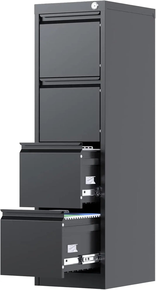 4 Drawer Metal Filing Cabinet,
