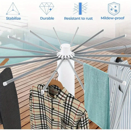 Four-Legged Clothes Drying Rack