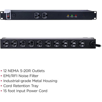 Surge Protector, with 12 outlets