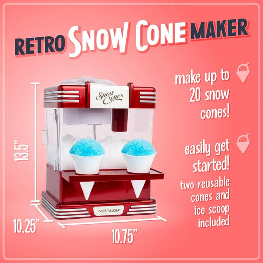 Table-Top Snow Cone Shaved Ice Machine