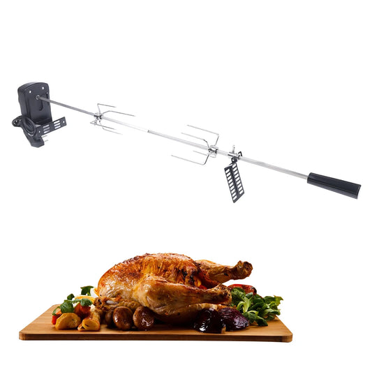 Electric BBQ Grill Spit Roaster