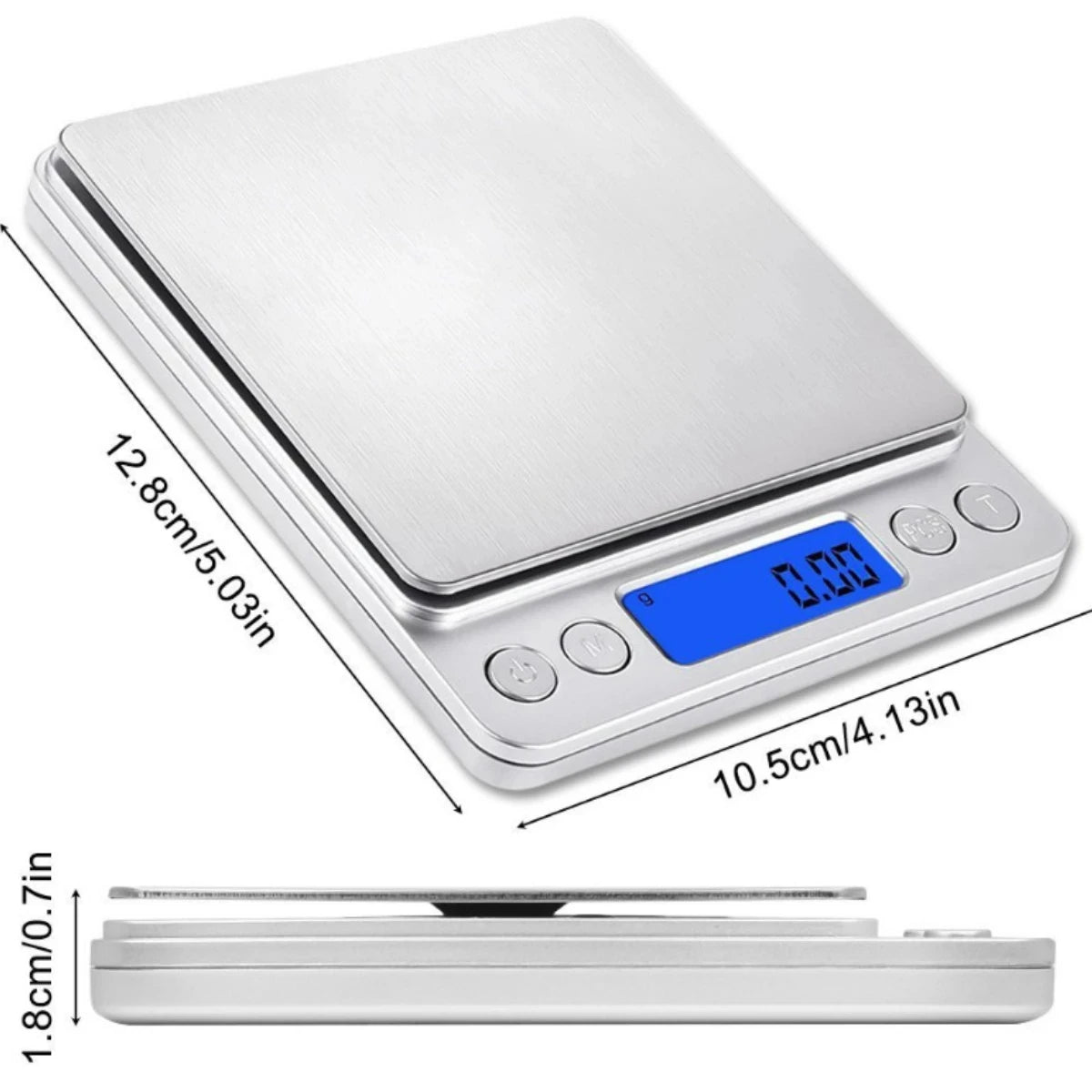 Digital Kitchen Scale with LCD Display