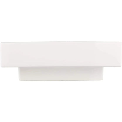 20" Vitreous China Wall Mounted Bathroom Sink with Single Faucet Hole