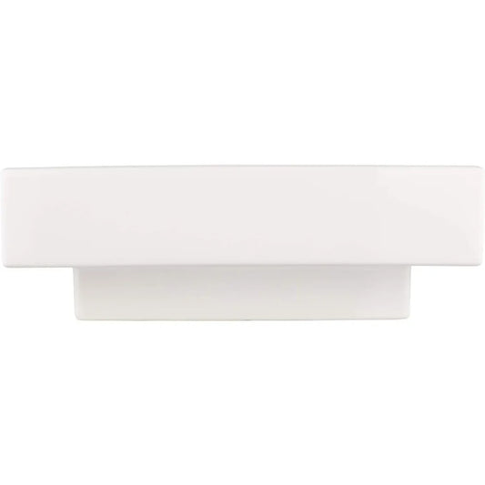 20" Vitreous China Wall Mounted Bathroom Sink with Single Faucet Hole