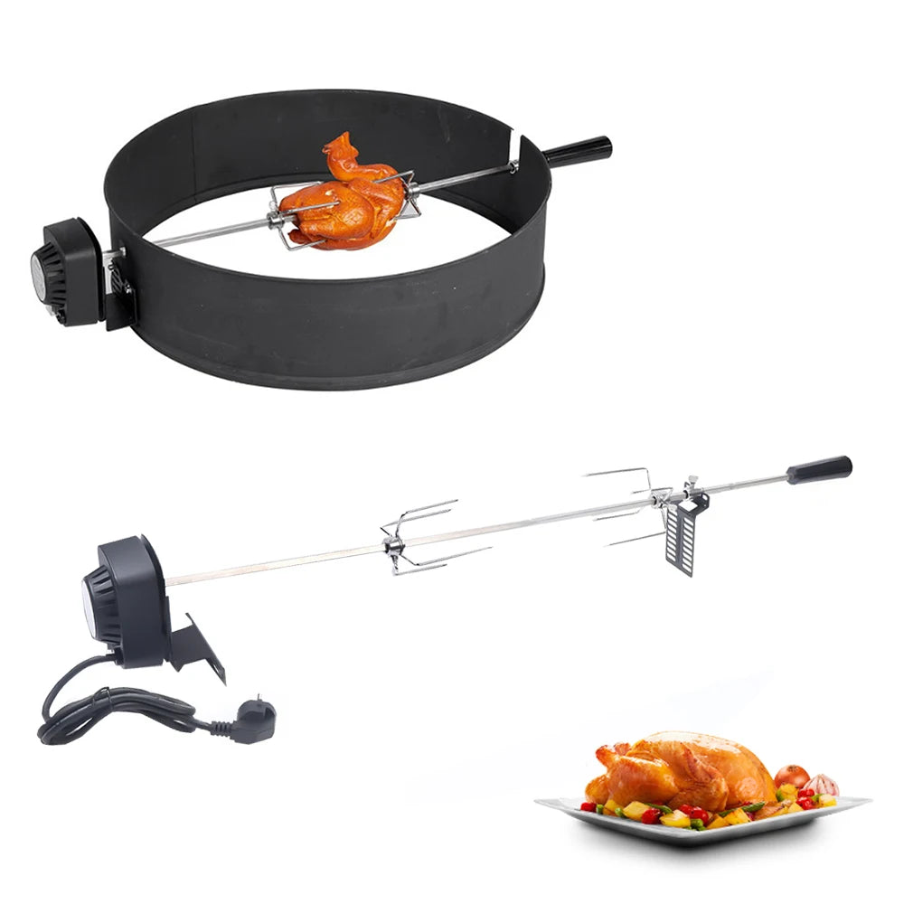 Electric BBQ Grill Spit Roaster
