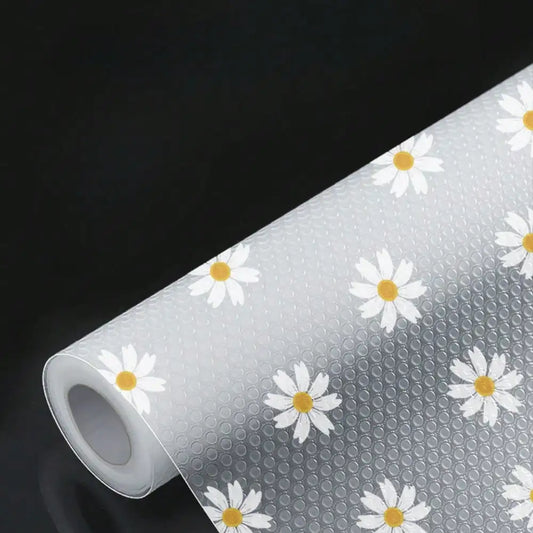 1 Roll 300cm/118inch Waterproof Non-Slip Plastic Shelf Liner
