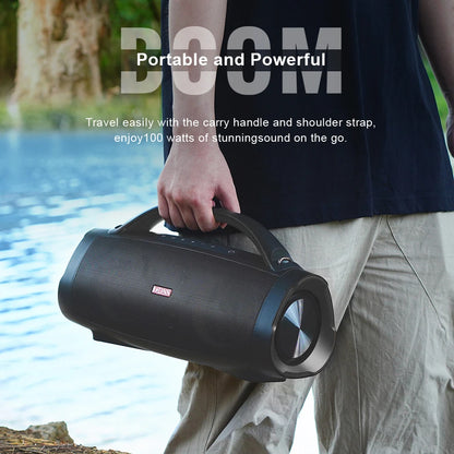 Portable Bluetooth Speaker with Powerful Stereo Sound