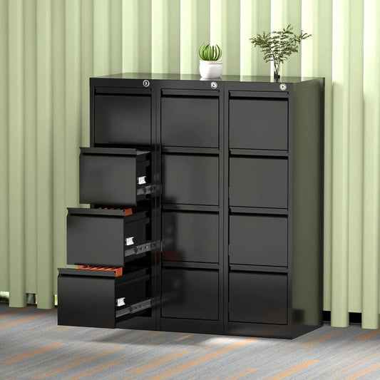 4 Drawer Metal Filing Cabinet,