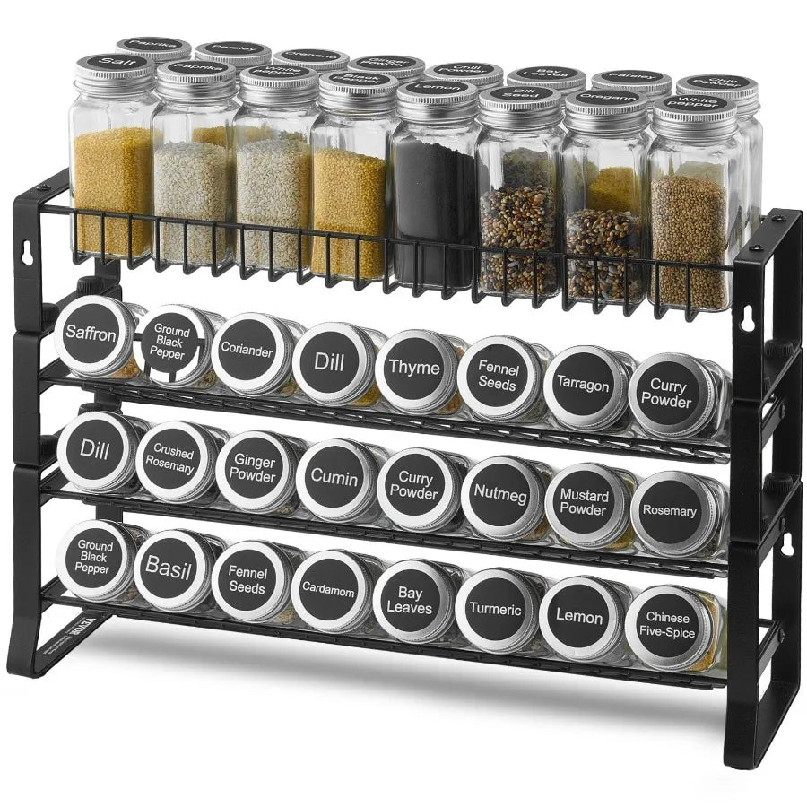 Spice Rack Organizer for Cabinet Kitchen Countertop