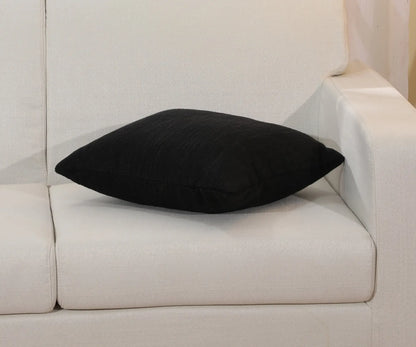 Black throw Pillow