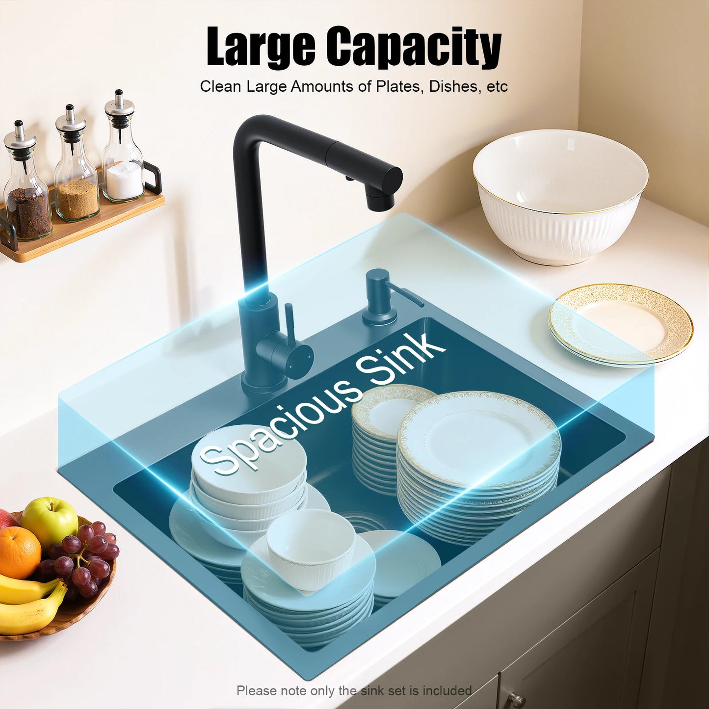 Stainless Steel Single Bowl Sink
